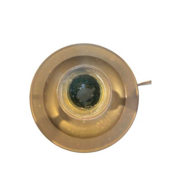 Pair Candlestick Holders Chamber Sticks Aged Uncleaned Patina 4.5" x 3" India - Picture 7 of 8